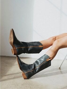 We The Free Montage Wash Black Tall Western Boots